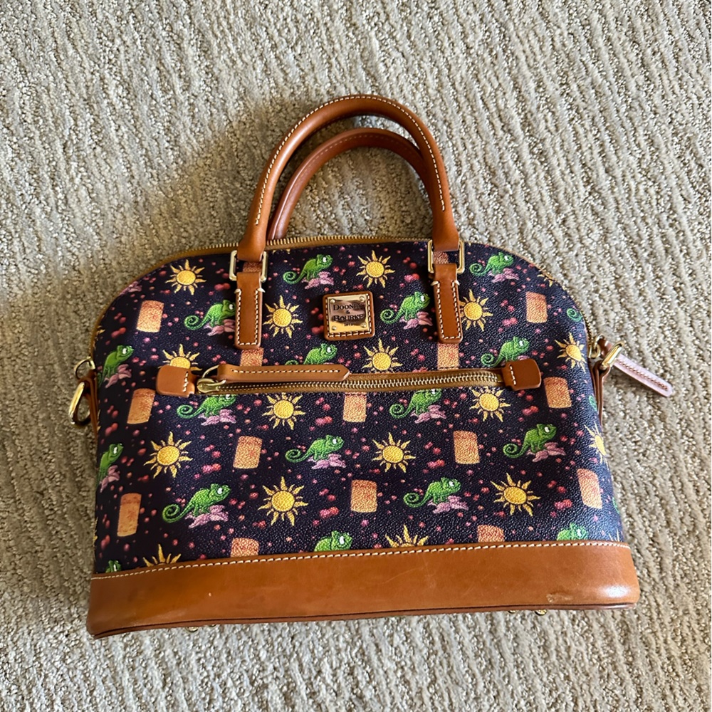 Tangled themed Dooney and Bourke bag